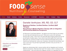 Tablet Screenshot of foodsense.net